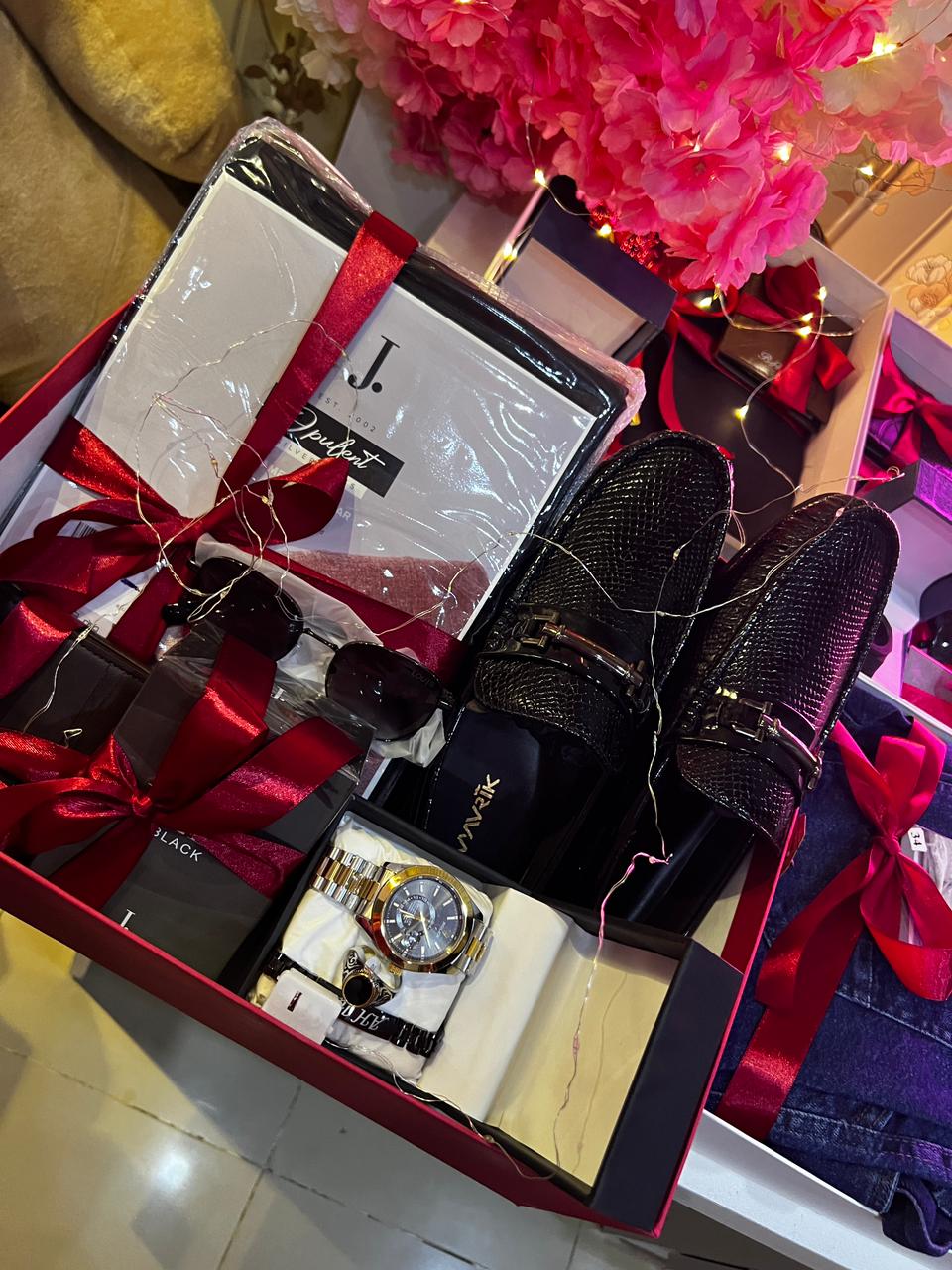 Luxury Black Combo – Full Accessories Gift Box
